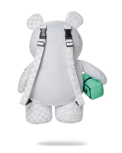 Sprayground SPLIT THE CHECK (PEARL) MONEYBEAR TEDDYBEAR BACKPACK