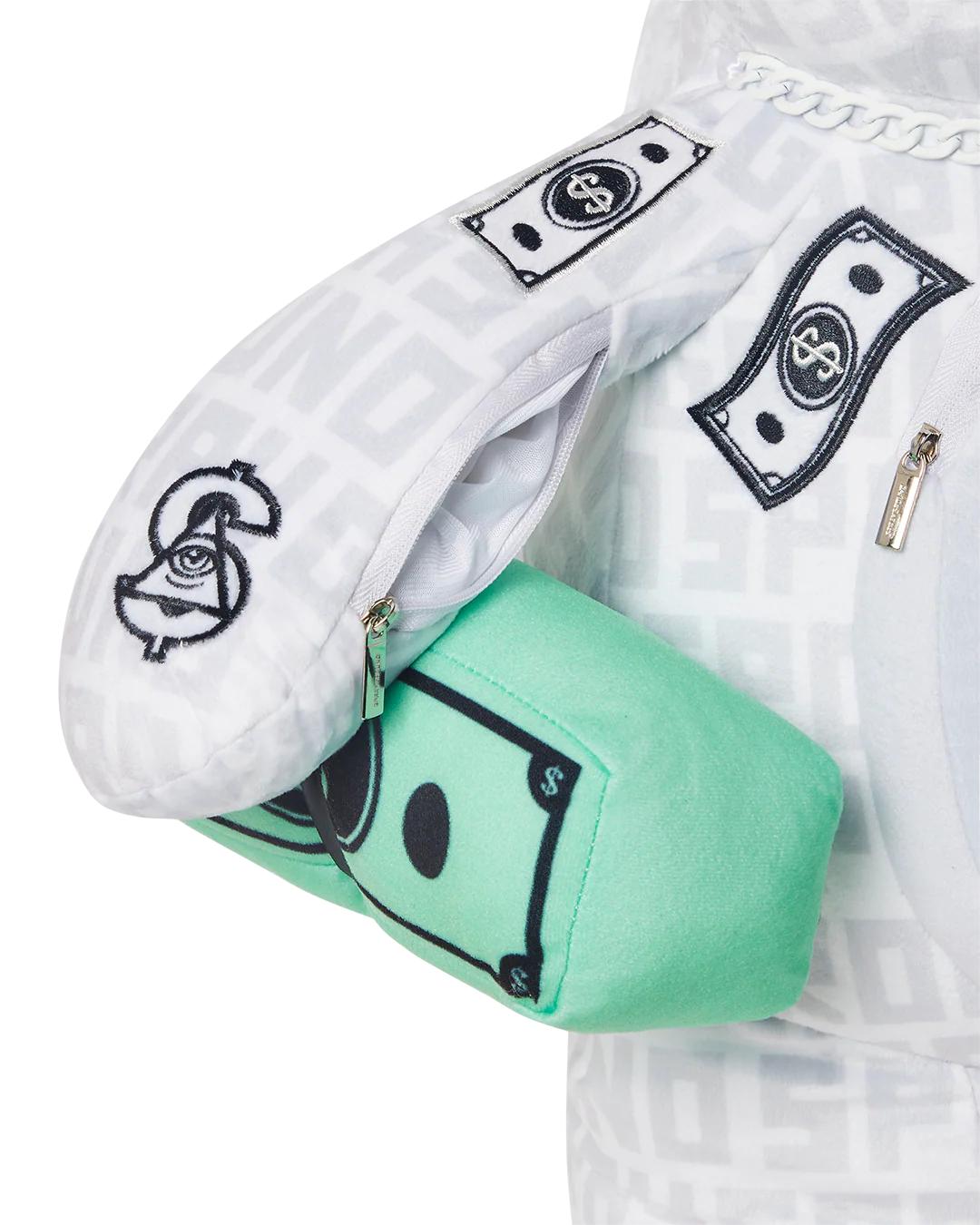 Sprayground SPLIT THE CHECK (PEARL) MONEYBEAR TEDDYBEAR BACKPACK