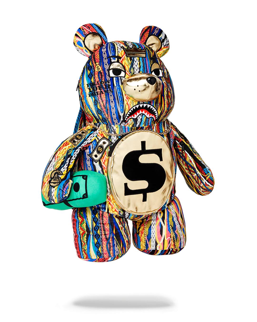 Sprayground THE GOLDEN AGE MONEYBEAR TEDDYBEAR BACKPACK