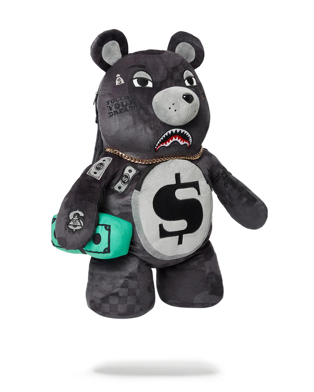 Sprayground 3AM NEVER SLEEP MONEYBEAR TEDDYBEAR BACKPACK