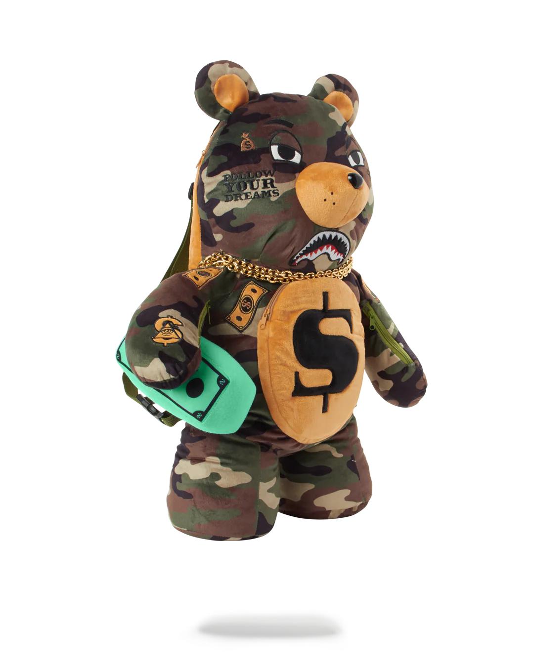 Sprayground MONEYBEAR TEDDY BEAR BACKPACK