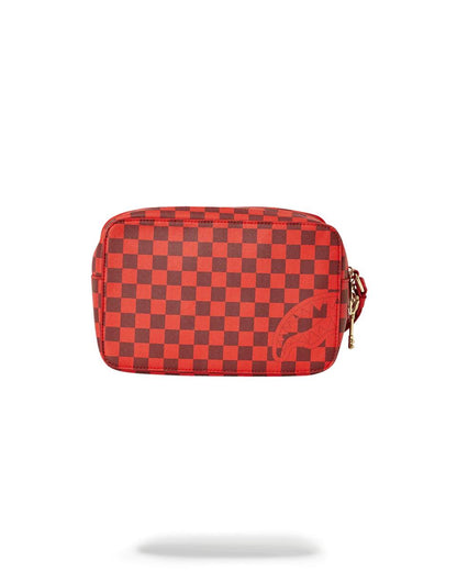 Sprayground SHARKS IN PARIS RED TOILETRY AKA MONEY BAGS