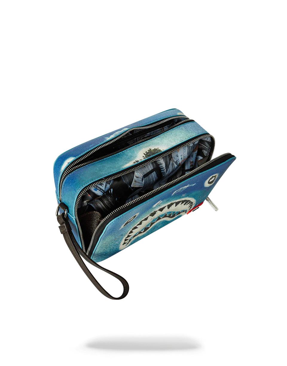 Sprayground SHARK ISLAND TOILETRY AKA MONEY BAG