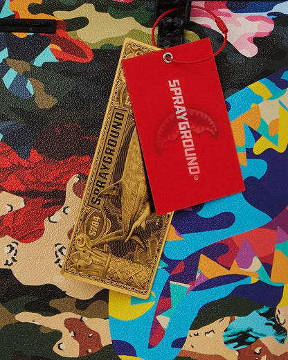 Sprayground SLICED AND DICED CAMO TOTE