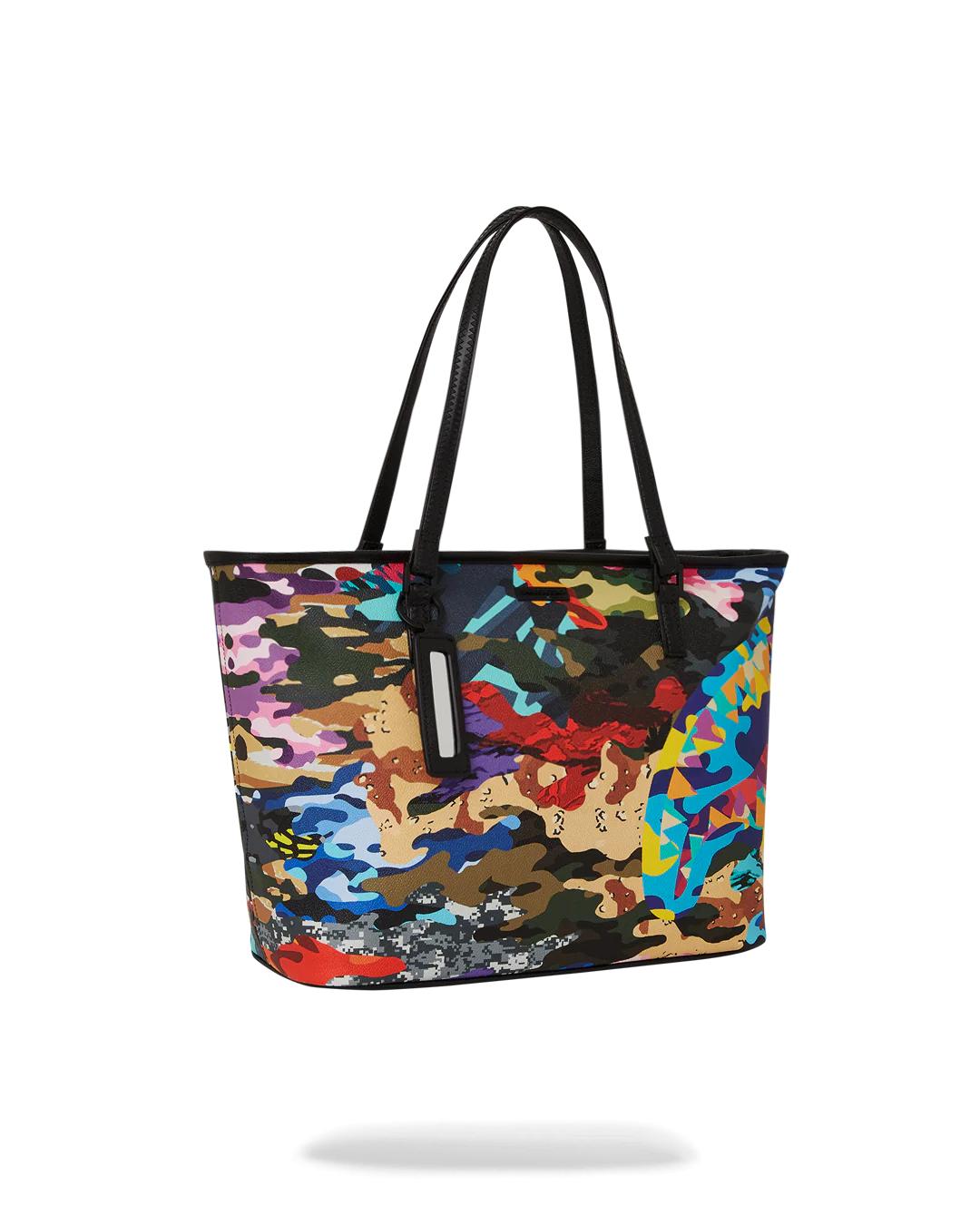 Sprayground SLICED AND DICED CAMO TOTE