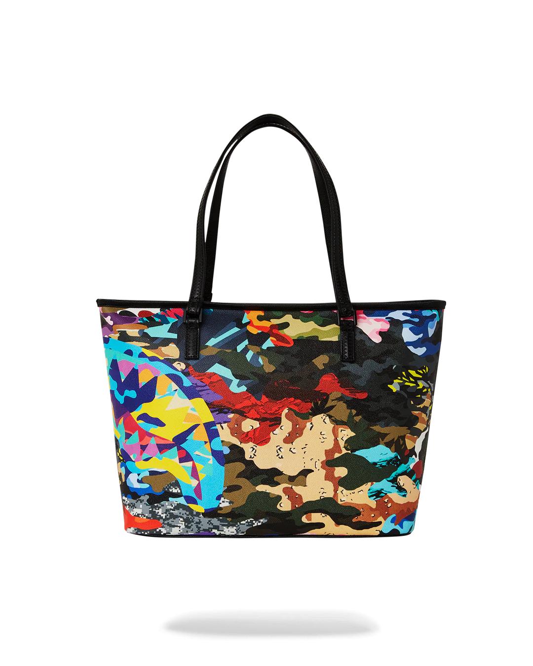 Sprayground SLICED AND DICED CAMO TOTE