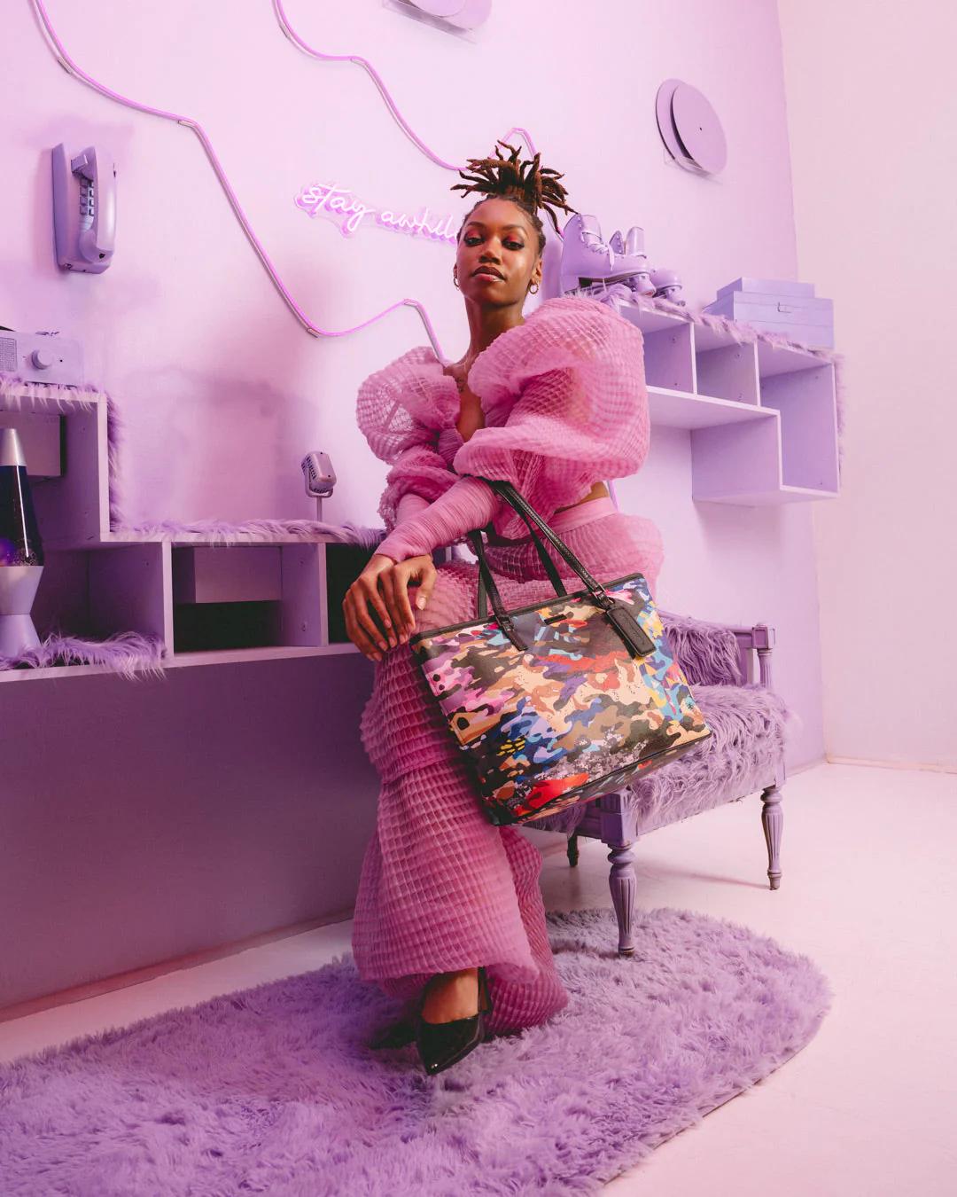 Sprayground SLICED AND DICED CAMO TOTE