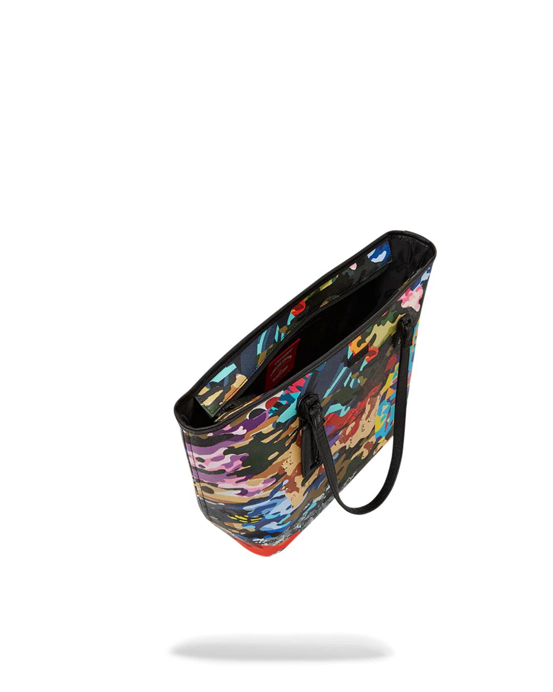 Sprayground SLICED AND DICED CAMO TOTE