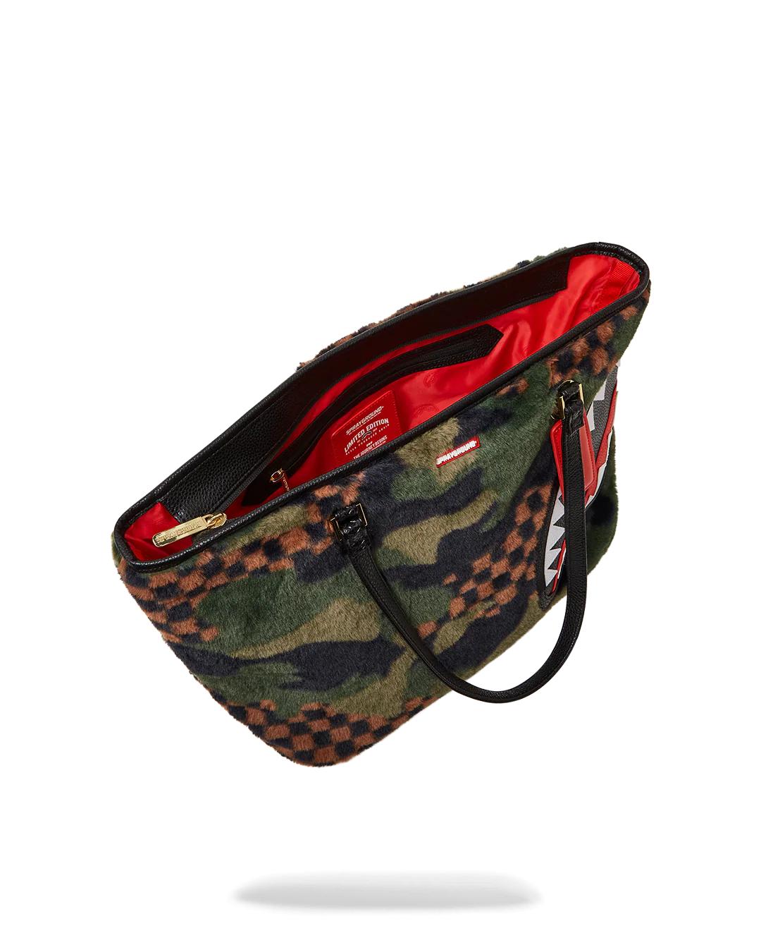 Sprayground BIG SKY FUR SHARK TOTE