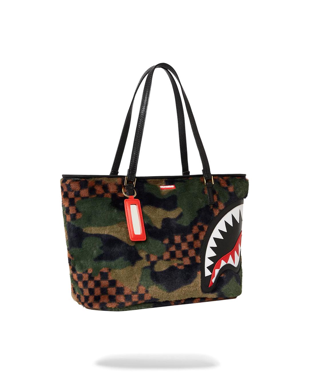 Sprayground BIG SKY FUR SHARK TOTE