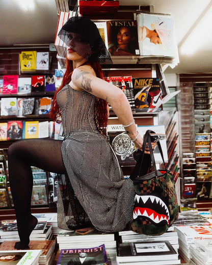 Sprayground BIG SKY FUR SHARK TOTE