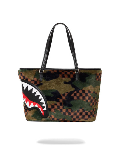 Sprayground BIG SKY FUR SHARK TOTE