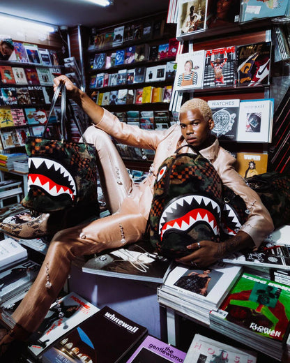 Sprayground BIG SKY FUR SHARK TOTE