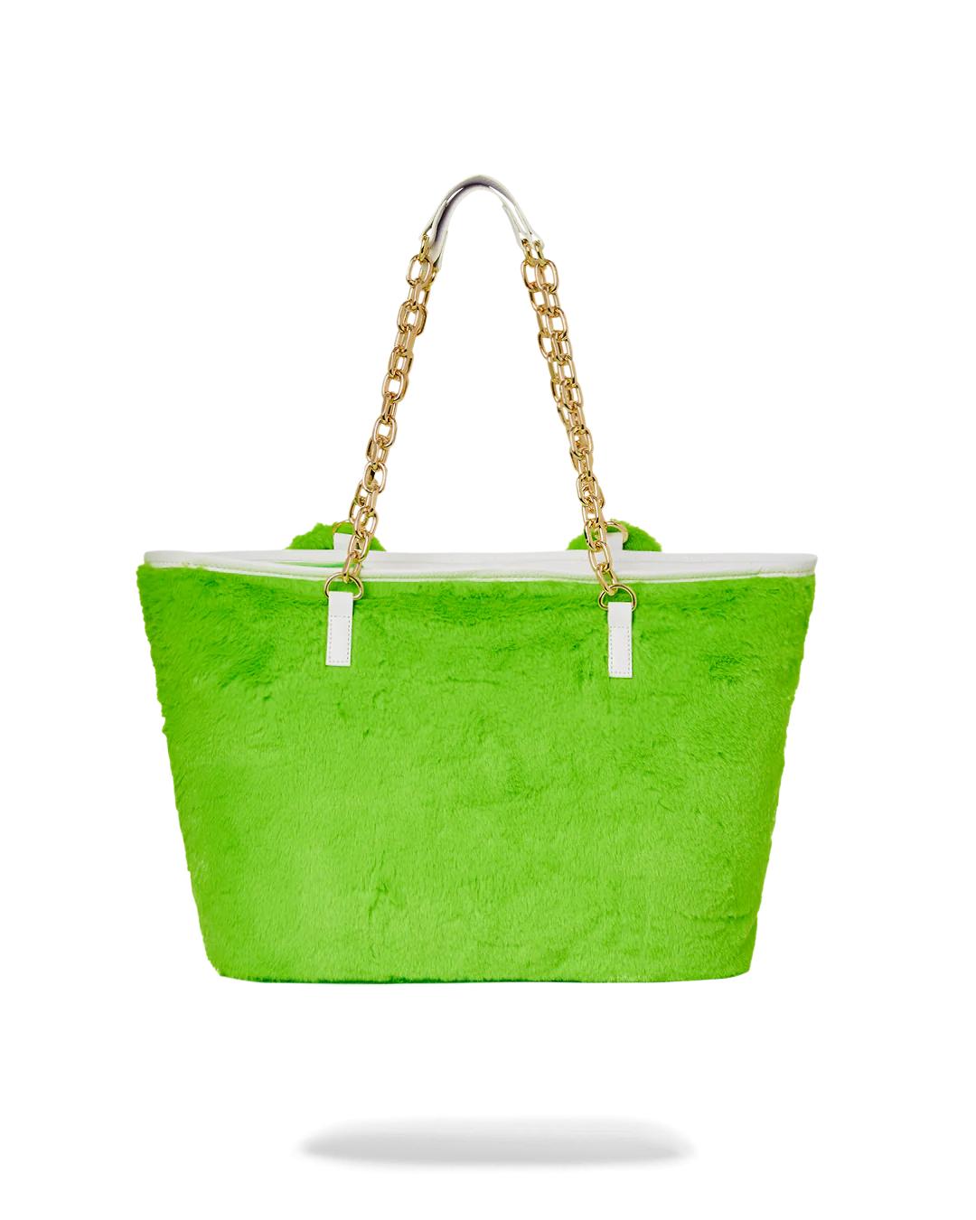 Sprayground PLUSH MONEYBEAR TOTE (GREEN)