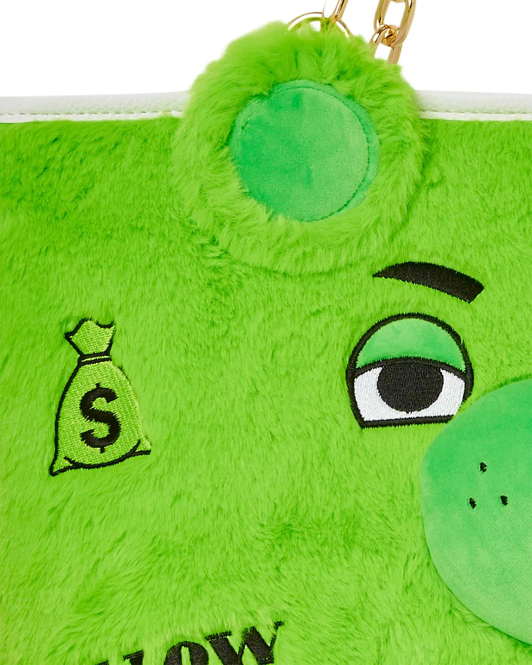 Sprayground PLUSH MONEYBEAR TOTE (GREEN)