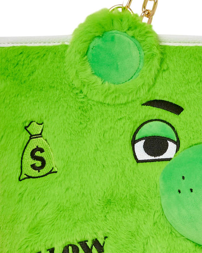 Sprayground PLUSH MONEYBEAR TOTE (GREEN)