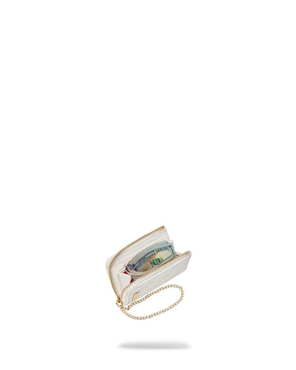 Sprayground RIVIERA LE BLANC GOLD CHAIN SHARK WALLET