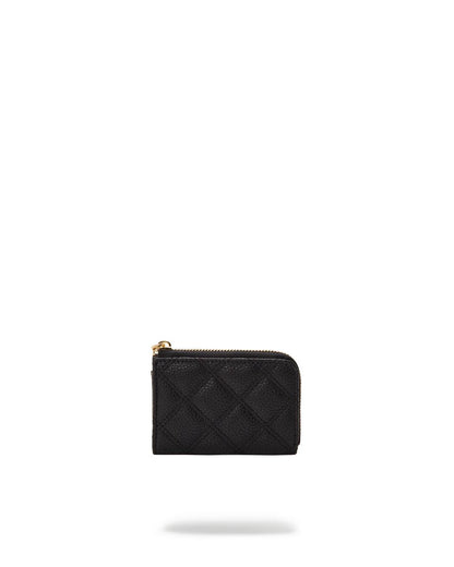 Sprayground NOIR QUILT GOLD CHAIN SHARK WALLET