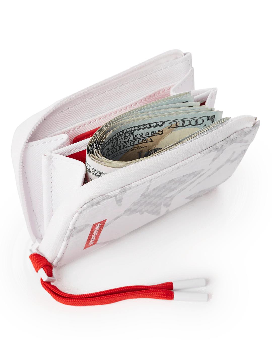 Sprayground SHARK CHECK (WHITE) WALLET