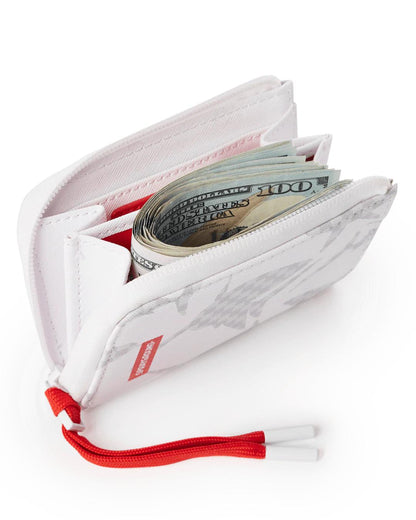 Sprayground SHARK CHECK (WHITE) WALLET