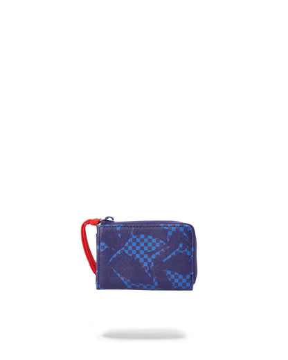 Sprayground SHARK CHECK (BLUE) WALLET