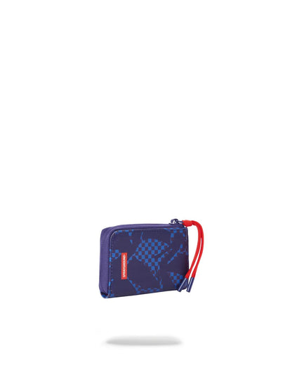 Sprayground SHARK CHECK (BLUE) WALLET