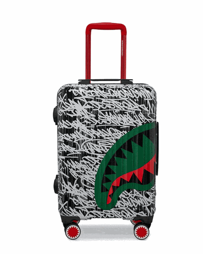 Sprayground NIGHT NIGHT SHARKNAUTICS HARDSHELL CARRY-ON LUGGAGE
