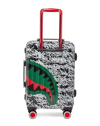 Sprayground NIGHT NIGHT SHARKNAUTICS HARDSHELL CARRY-ON LUGGAGE