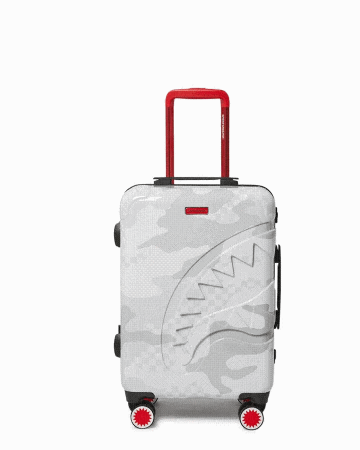 Sprayground 3AM LE BLANC SHARKNAUTICS HARDSHELL CARRY-ON LUGGAGE