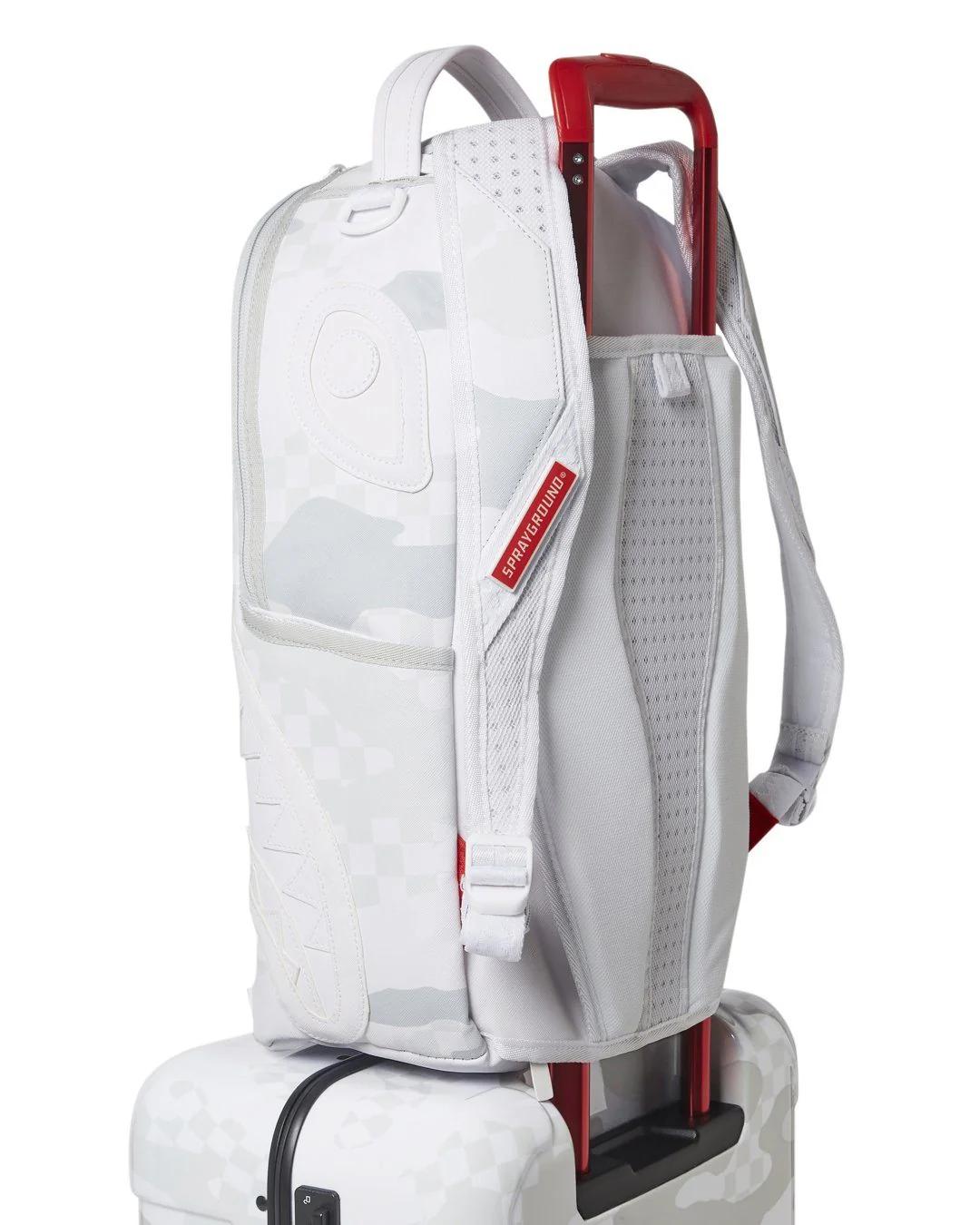 Sprayground 3AM LE BLANC SHARKNAUTICS HARDSHELL CARRY-ON LUGGAGE