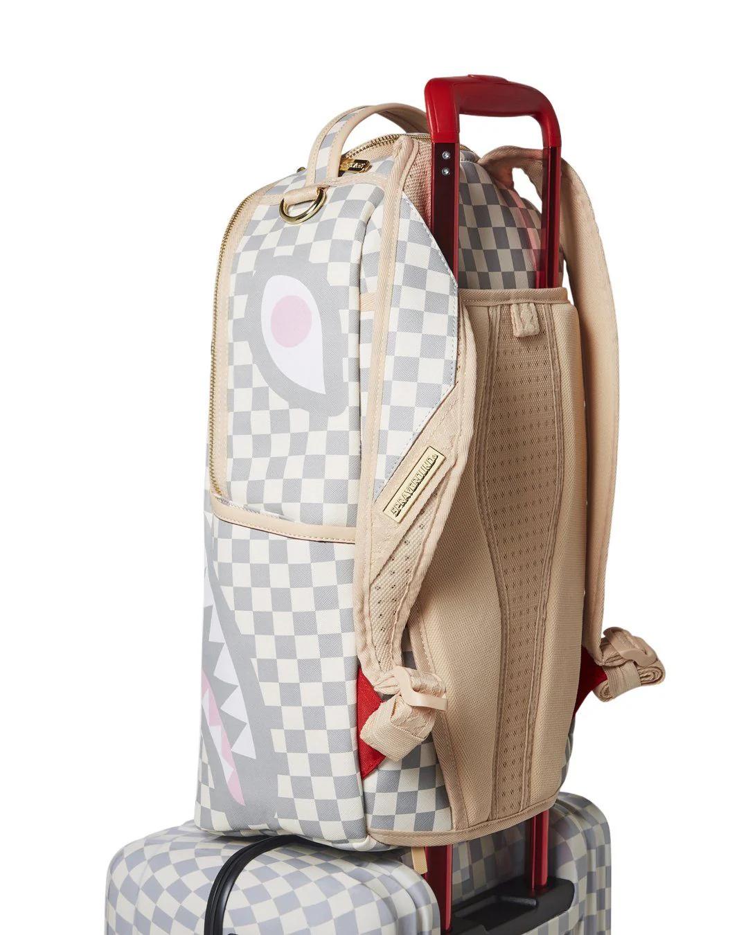Sprayground ROSE ALL DAY LA PALAIS SHARKNAUTICS HARDSHELL CARRY-ON LUGGAGE