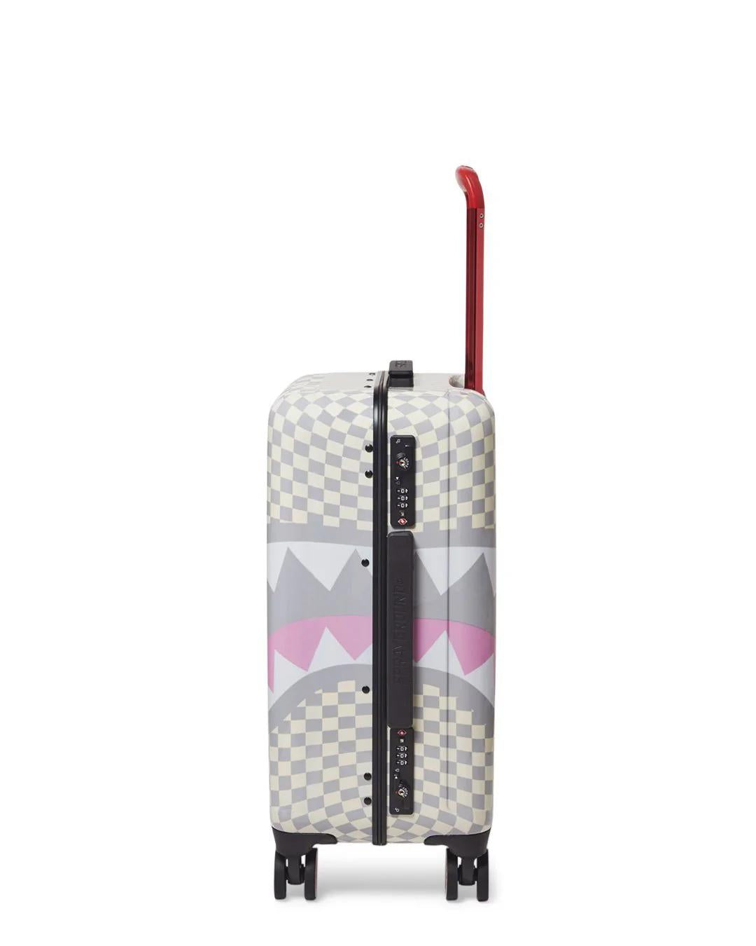 Sprayground ROSE ALL DAY LA PALAIS SHARKNAUTICS HARDSHELL CARRY-ON LUGGAGE