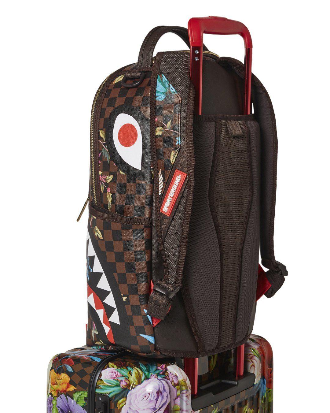 Sprayground GARDEN OF SHARKS SHARKNAUTICS HARDSHELL CARRY-ON LUGGAGE