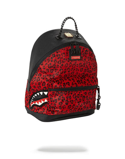Sprayground 6-STRAP RED LEOPARD EMPRESS (PONY HAIR)