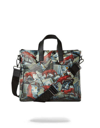 Sprayground RED LEOPARD MONEY TRAVEL CASE
