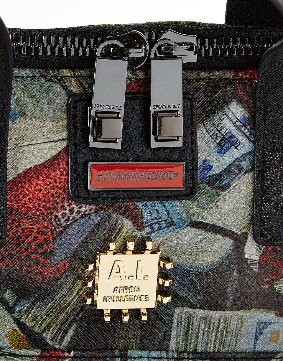 Sprayground RED LEOPARD MONEY TRAVEL CASE