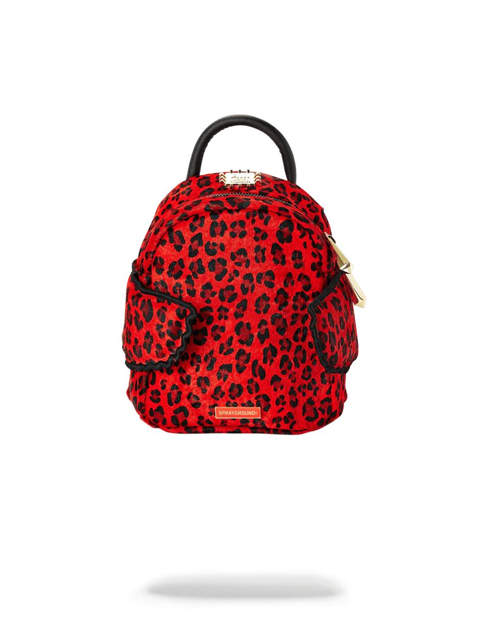 Sprayground RED LEOPARD ANGEL (PONY HAIR)