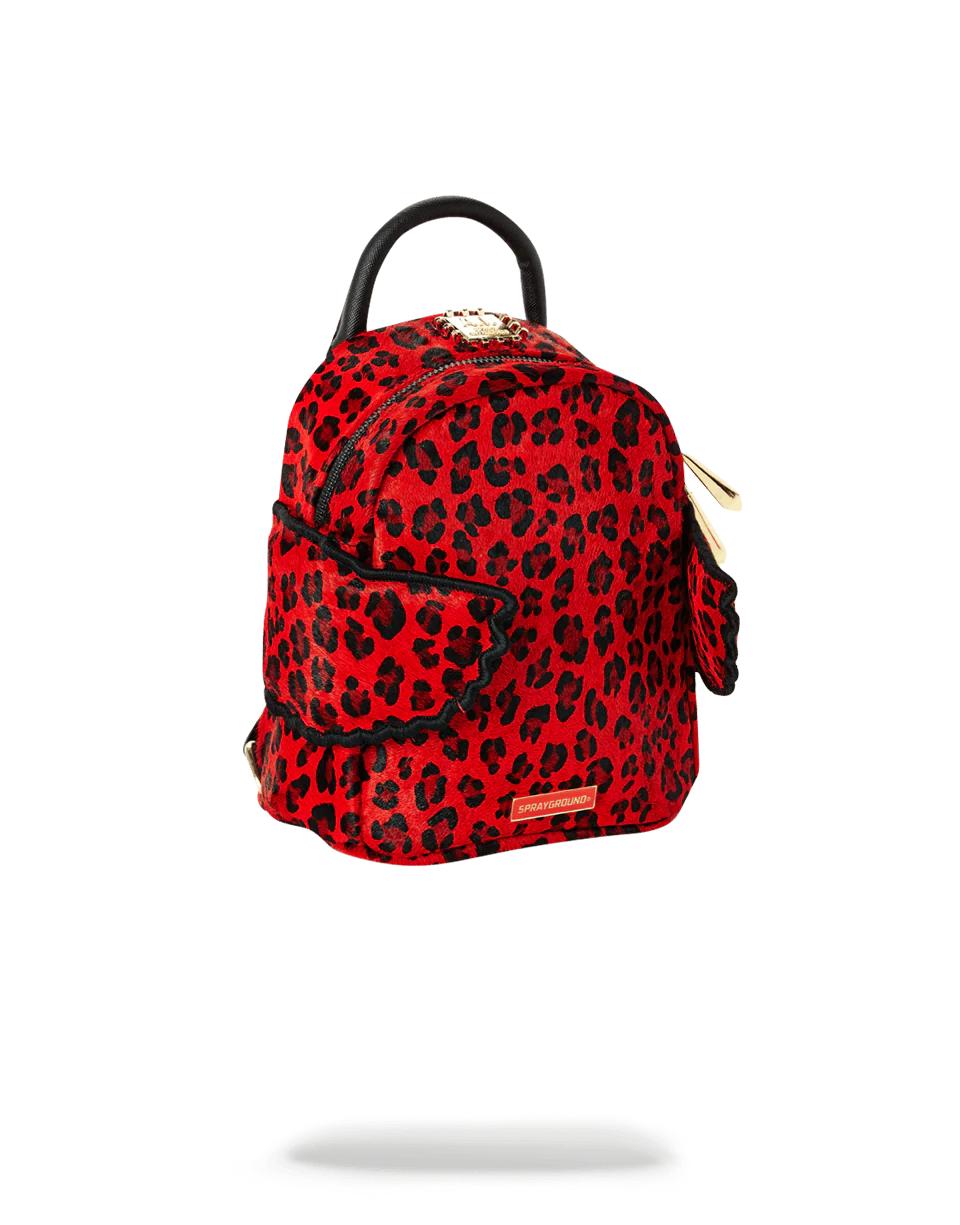 Sprayground RED LEOPARD ANGEL (PONY HAIR)