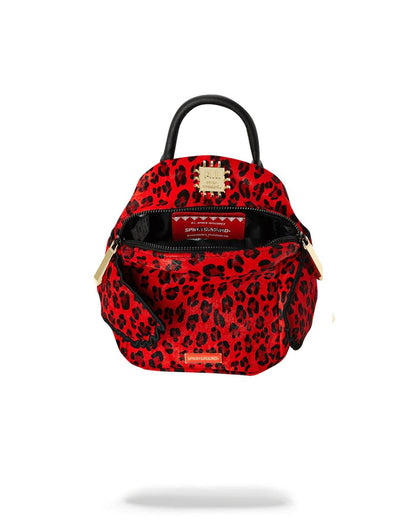 Sprayground RED LEOPARD ANGEL (PONY HAIR)