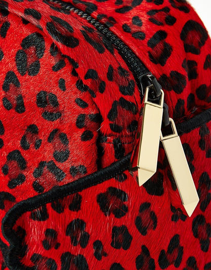 Sprayground RED LEOPARD ANGEL (PONY HAIR)