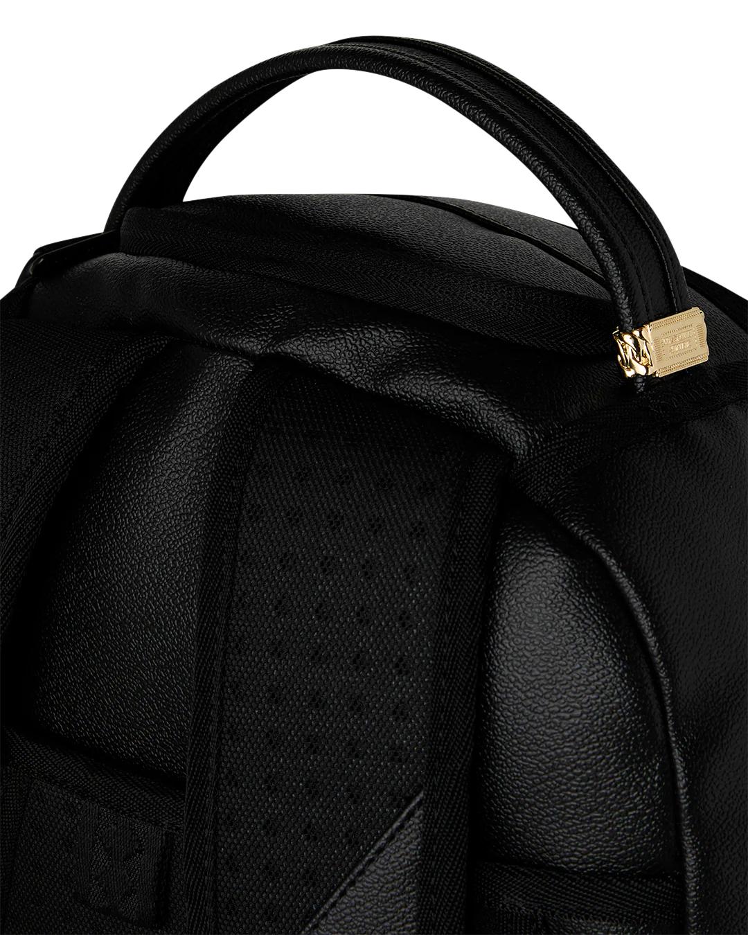 Sprayground GOLD BRICK DRIP BLACK BACKPACK