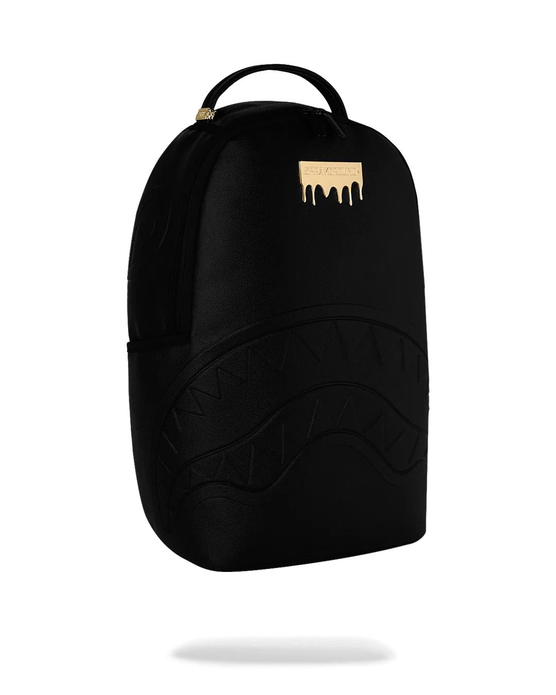 Sprayground GOLD BRICK DRIP BLACK BACKPACK