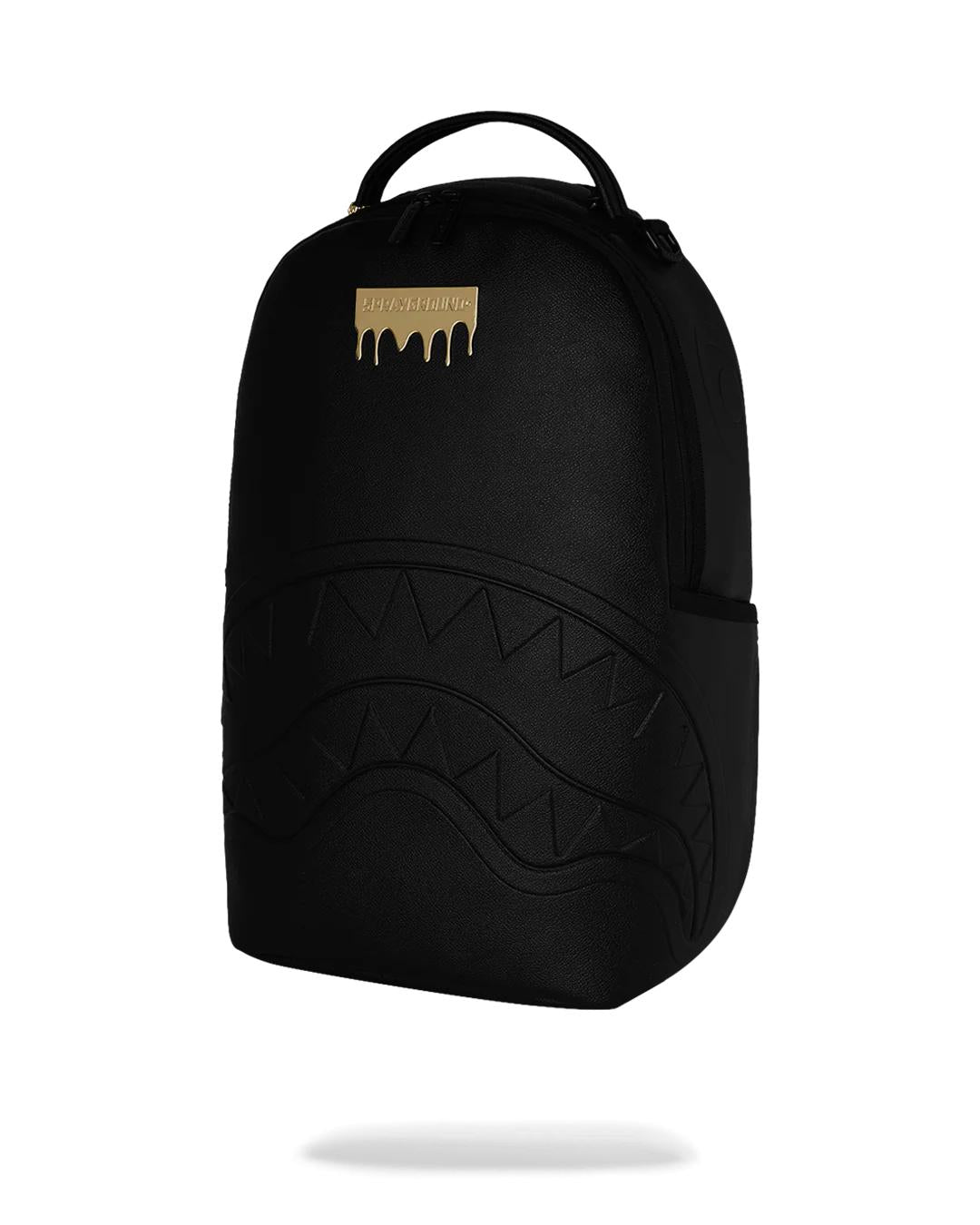 Sprayground GOLD BRICK DRIP BLACK BACKPACK
