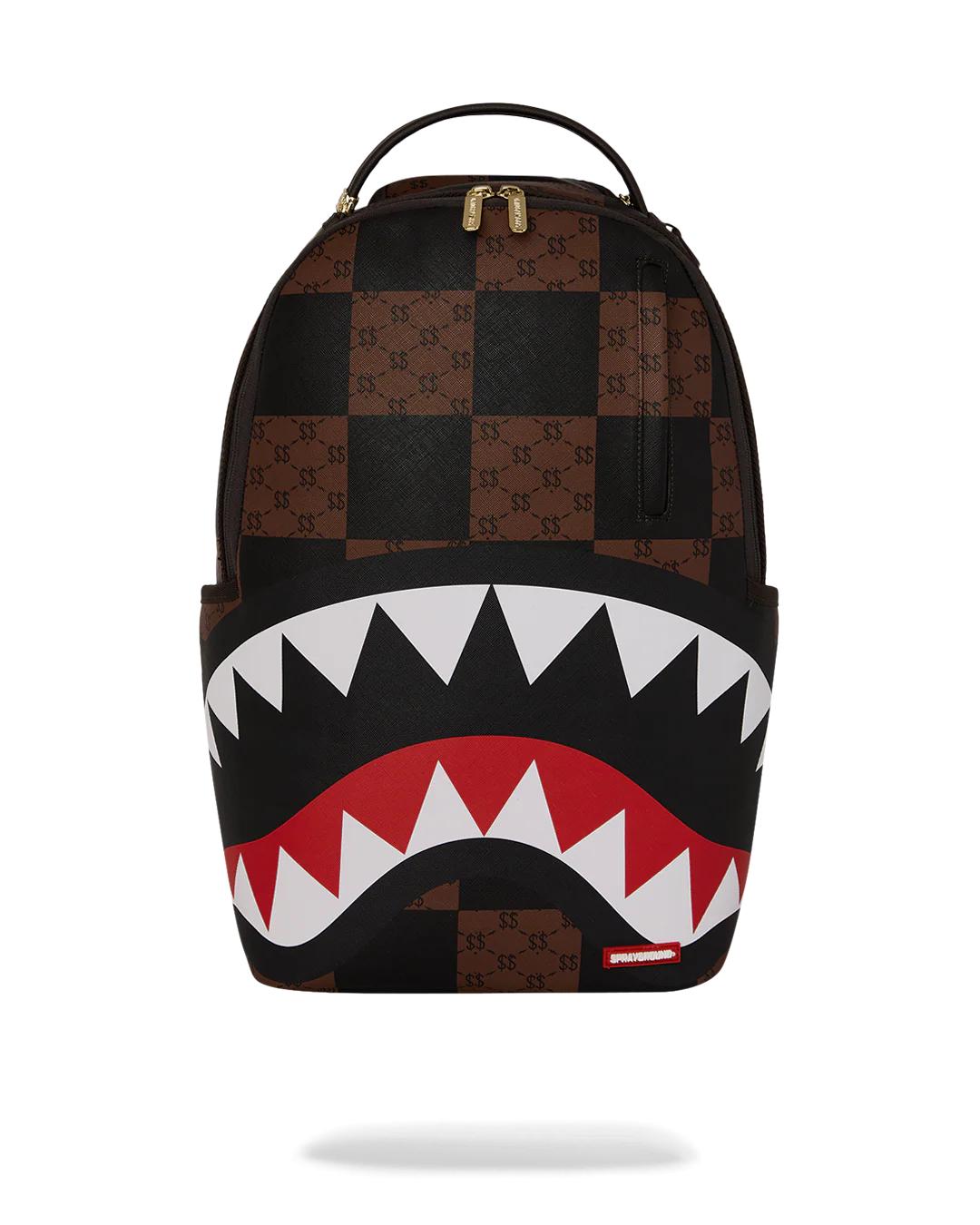 Sprayground THAT BIG CHECK SHARK BACKPACK