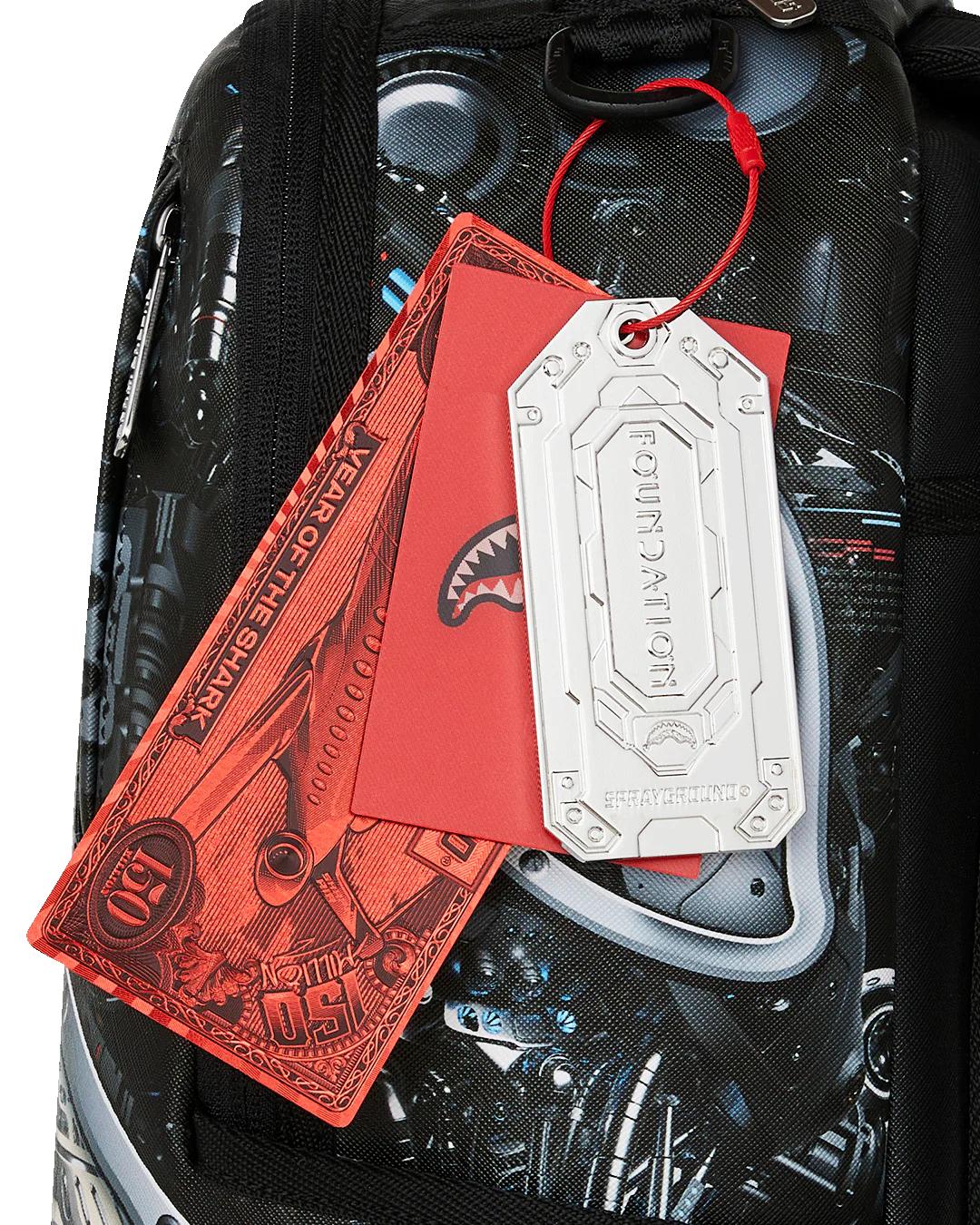 Sprayground FOUNDATION LADY DEMERZEL ROBOTIC SHARK BACKPACK