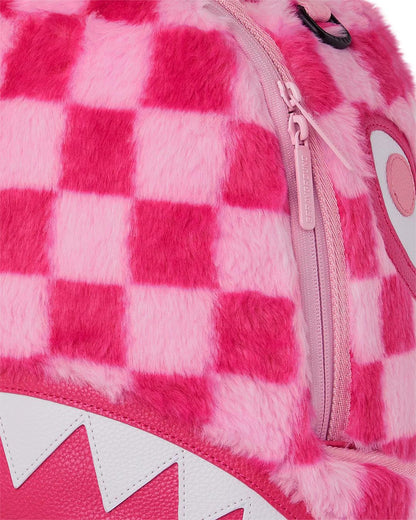 Sprayground FURZILLA SHARK (PINK CHECK) BACKPACK