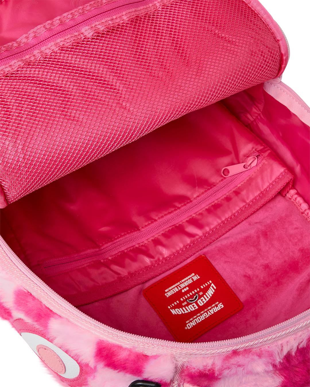 Sprayground FURZILLA SHARK (PINK CHECK) BACKPACK