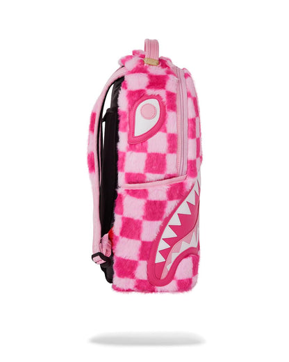 Sprayground FURZILLA SHARK (PINK CHECK) BACKPACK