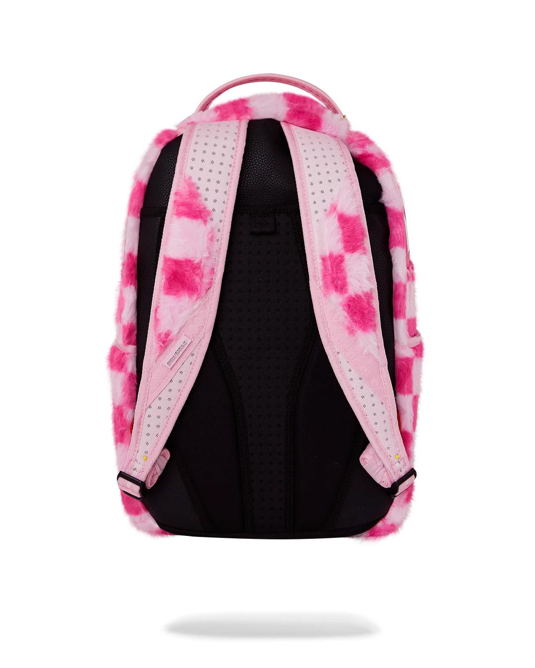 Sprayground FURZILLA SHARK (PINK CHECK) BACKPACK