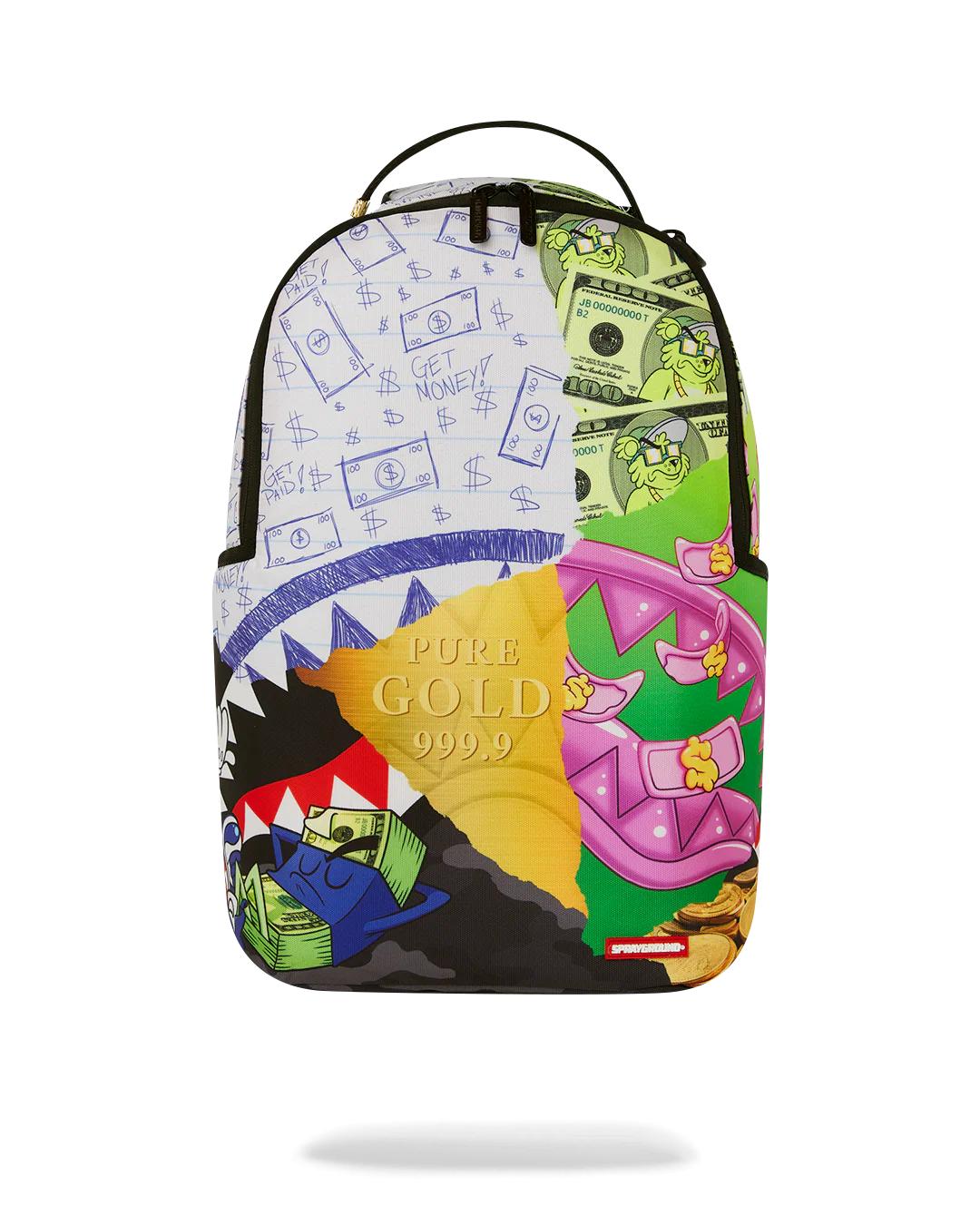 Sprayground MEAN MONEY COLLAGE BACKPACK